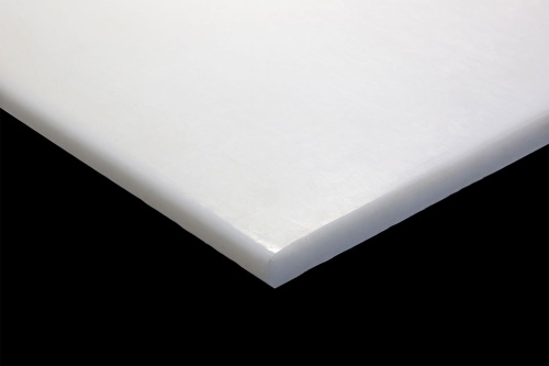 Полиацеталь листовой 15 мм ПОМ-С (1х1 м, 24,5 кг) белый