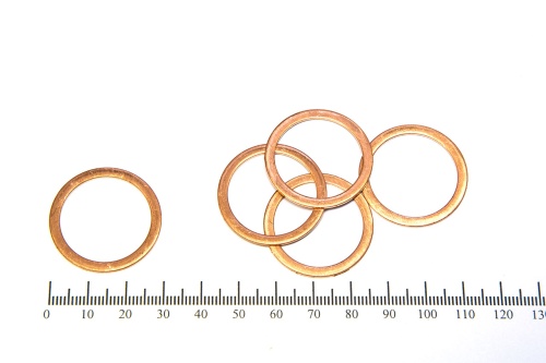 Шайба медная 24х30х1.0