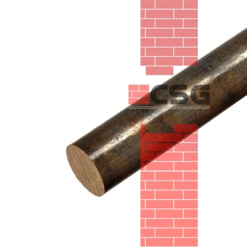 Круг бронзовый 50 прес, длина 3 м, марка БРАЖМц10-3-1.5