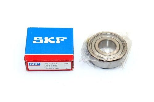 Подшипник SKF 6203 ZZ C3 (80203 (76)) 17*40*12мм (шт)