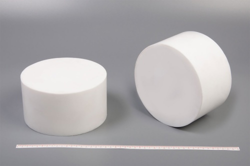 Фторопласт стержень Ф170 мм (~100 мм) пресс.